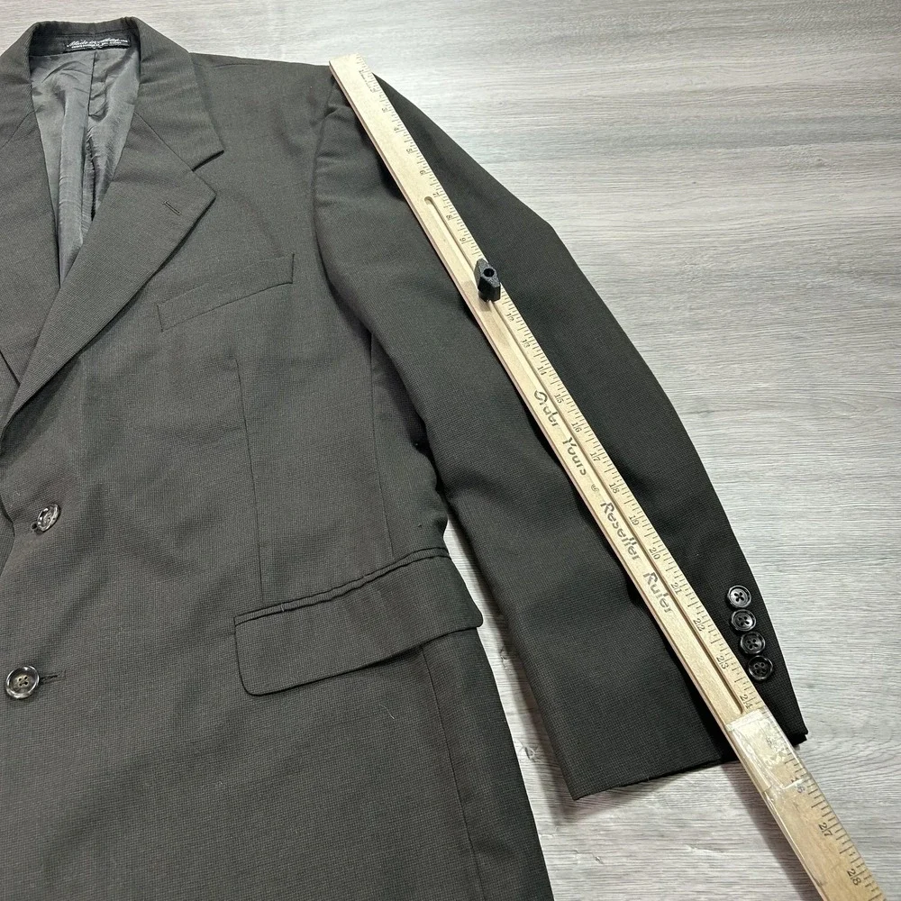 Kilburne and Finch Blazer Mens 44 Wool Blend Classic 2‎ Button Suit Jacket